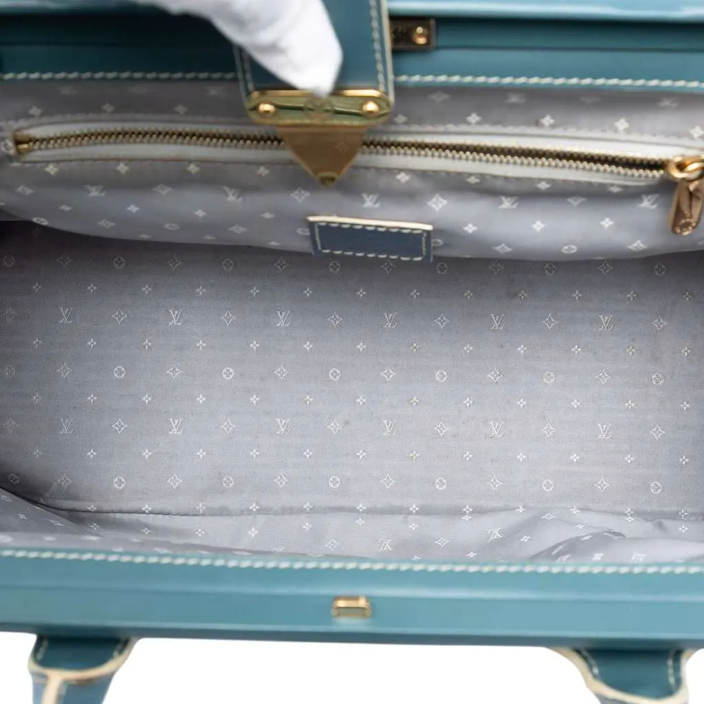 Louis Vuitton Suhali Lingenieux PM Blue Leather Very good - Model View