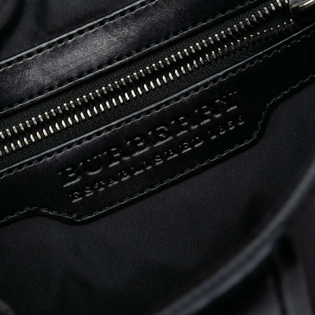 Burberry Smoke Check Coated Canvas Crossbody Grey Canvas Very good - Box View