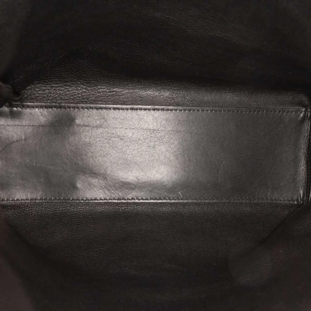 Gucci GG Suede Gifford Tote Black Leather Very good - Model View