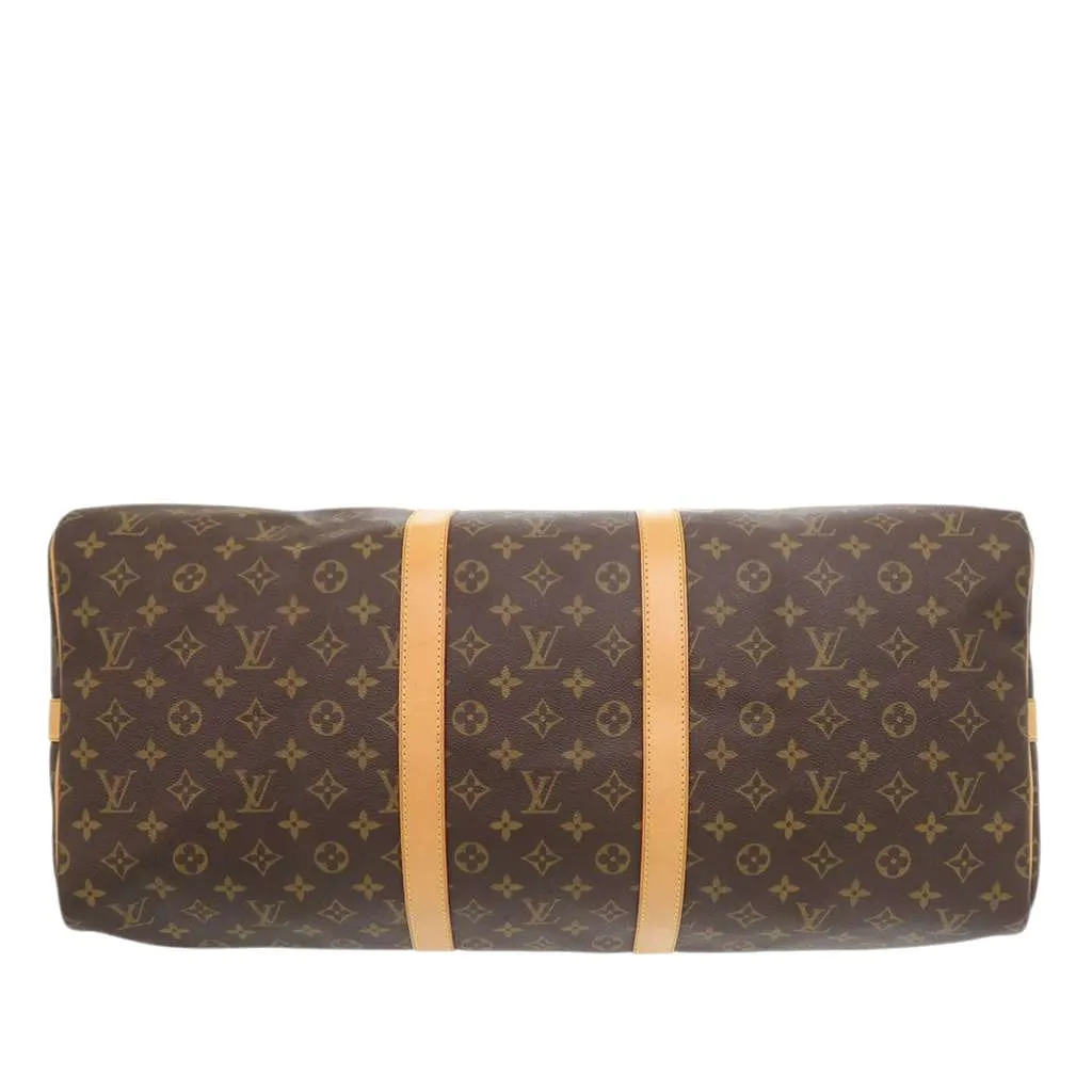 Louis Vuitton Monogram Keepall Bandouliere 55 Brown Very good - Inside View