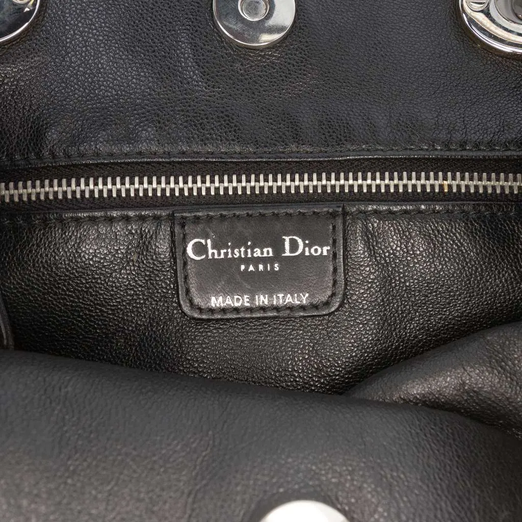 Dior Lambskin Cannage Soft Lady Dior Black Leather Very good - Box View