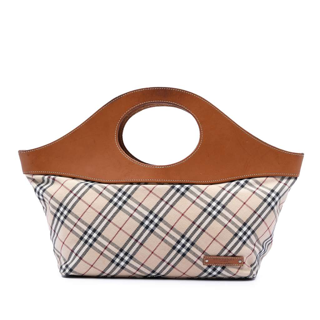 Burberry Nova Check Canvas Handbag