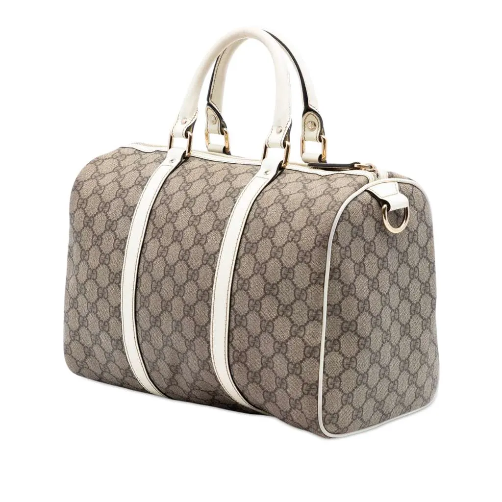 Gucci Medium GG Supreme Joy Boston Bag Beige Canvas Very good - Back View