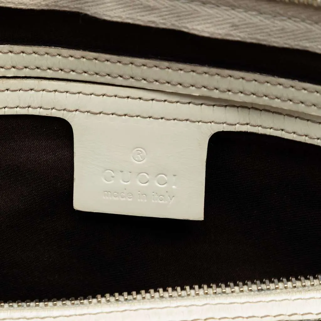 Gucci Medium GG Supreme Joy Boston Bag Beige Canvas Very good - Box View