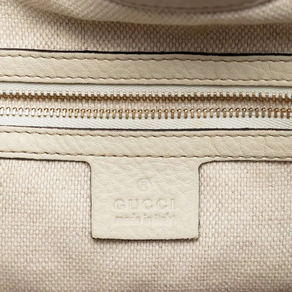 Gucci Small Leather Soho Satchel Brown Leather Very good - Box View