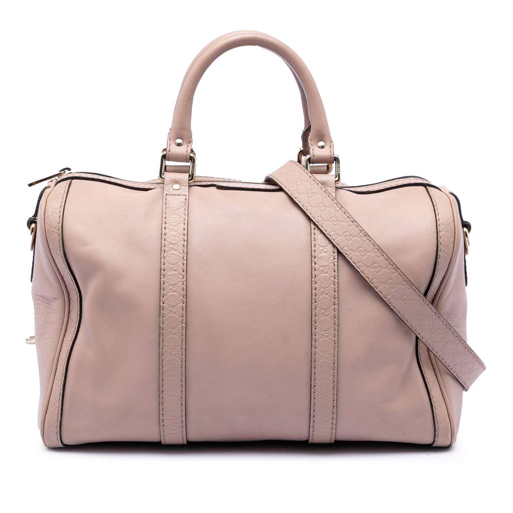 Gucci Medium Microguccissima Trimmed Calfskin Joy Boston Bag