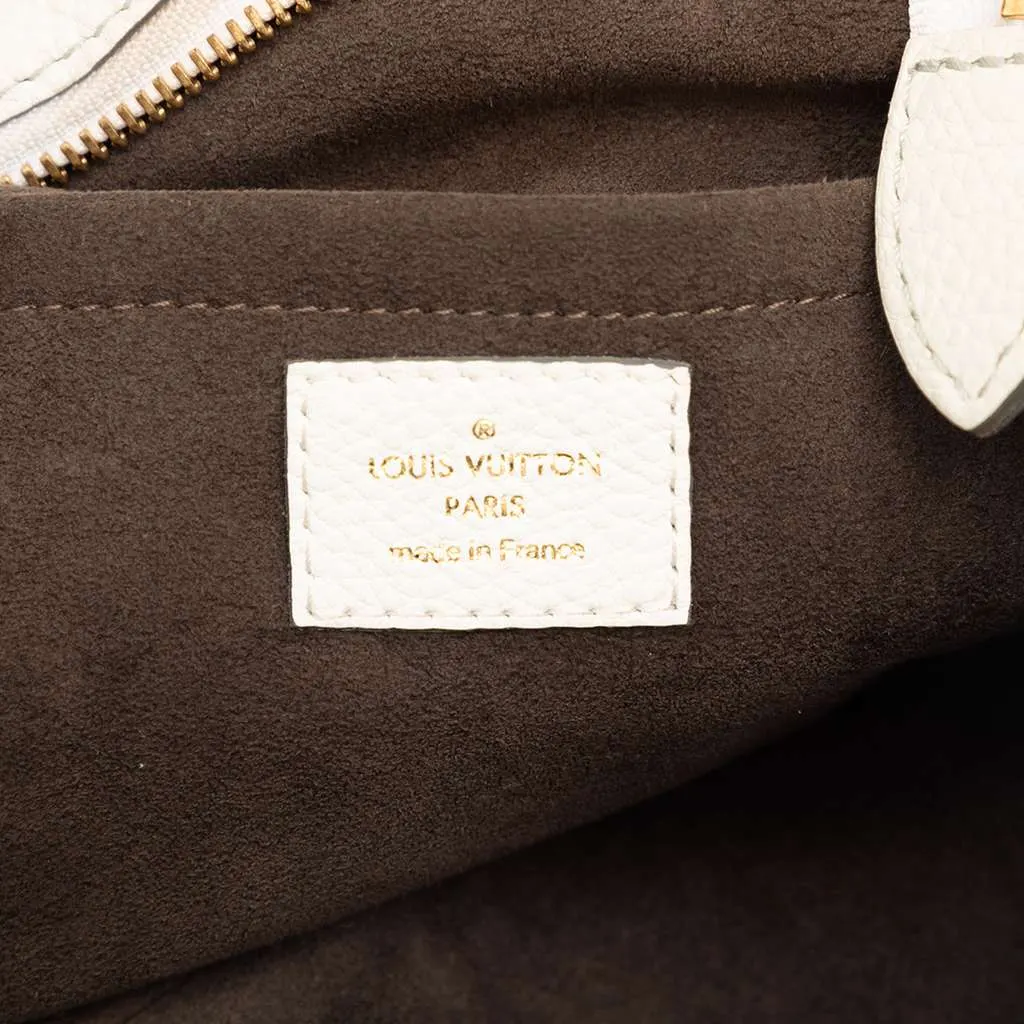 Louis Vuitton Monogram Mahina Solar PM White Leather Very good - Box View
