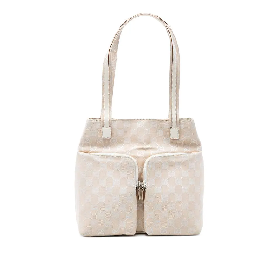 Gucci GG Canvas Tote Beige Canvas Very good - Front View