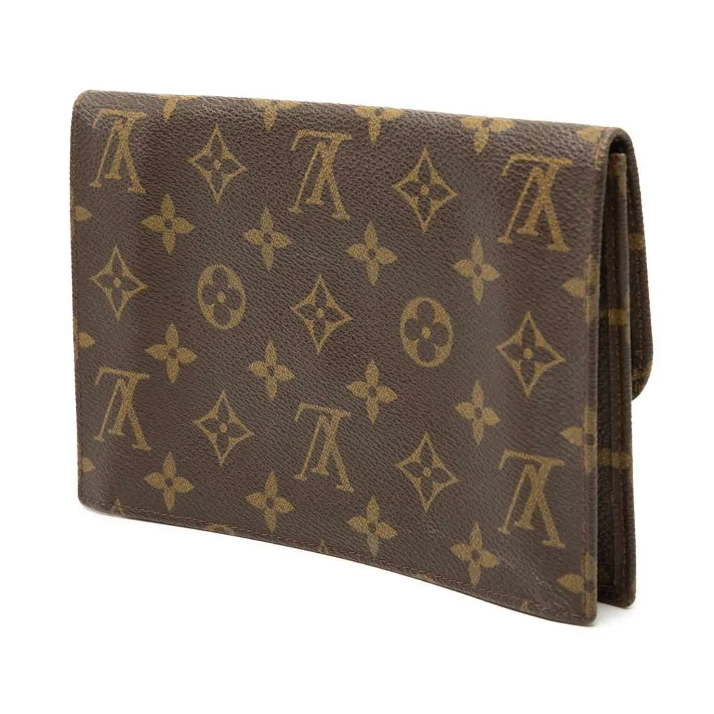 Louis Vuitton Monogram Pochette Rabat 20 Brown Very good - Back View