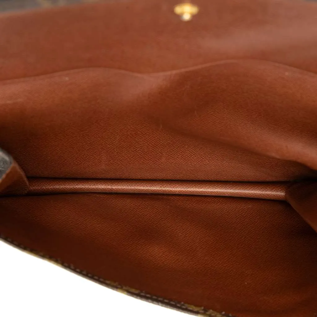 Louis Vuitton Monogram Pochette Rabat 20 Brown Very good - Model View