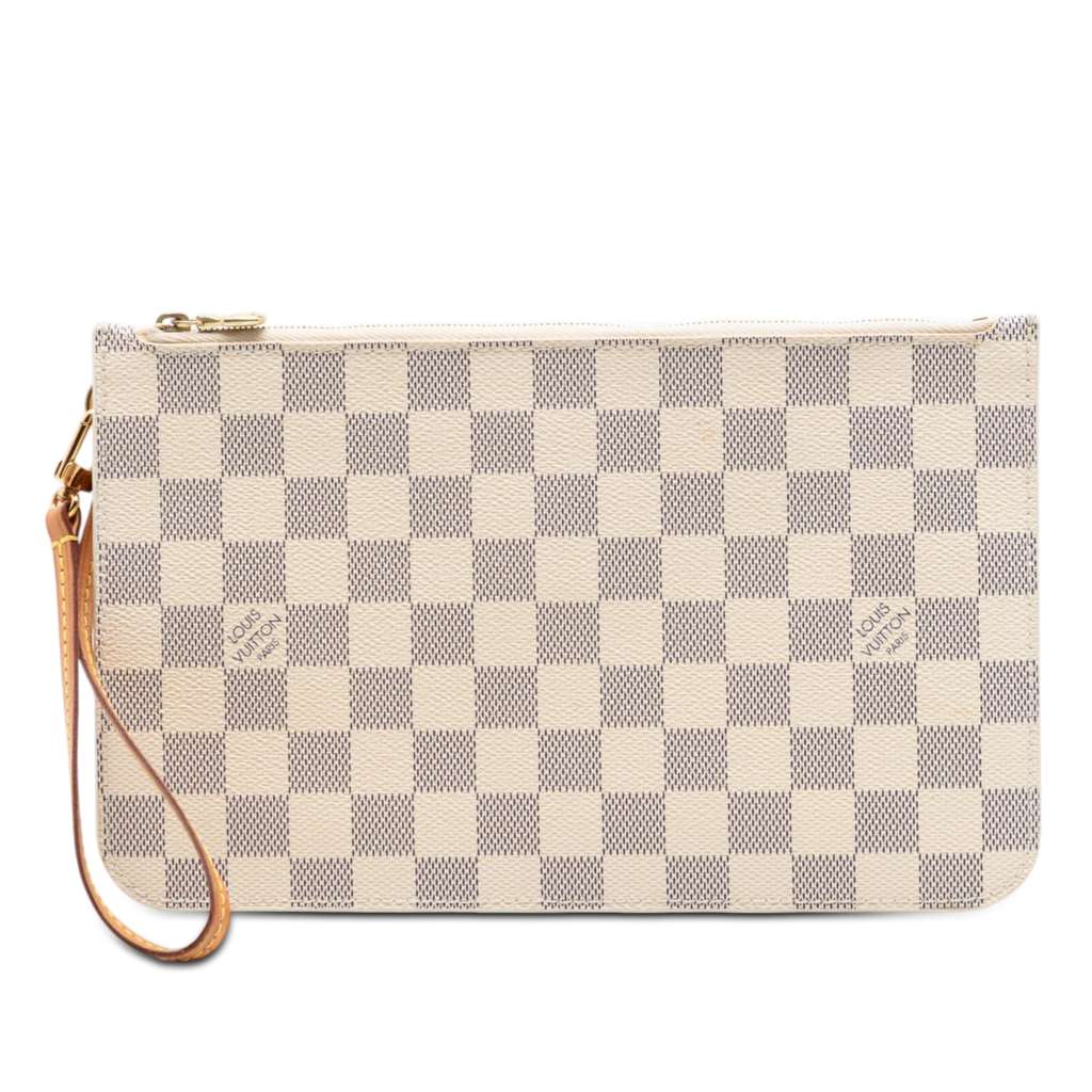 Louis Vuitton Damier Azur Neverfull MM Pouch