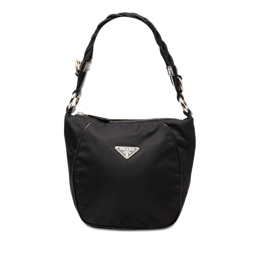 Prada حقيبة يد تيسوتو المضفرة