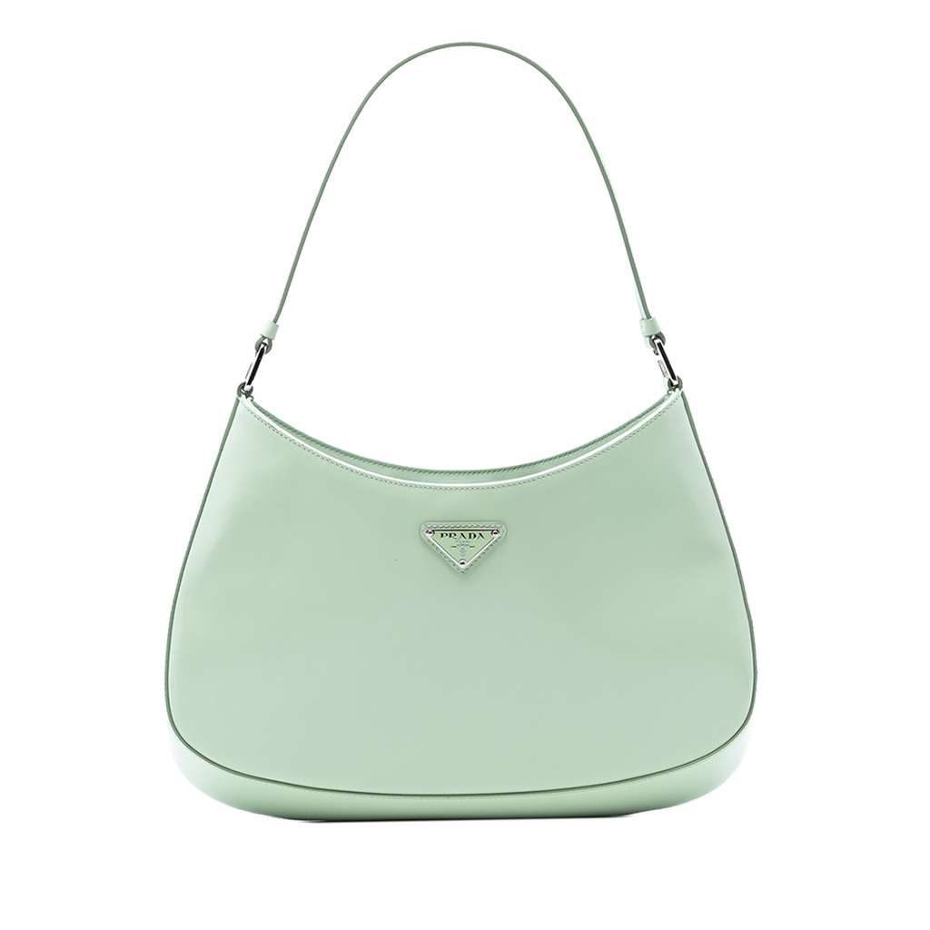Prada حقيبة كتف كليو من الجلد سبازولاتو
