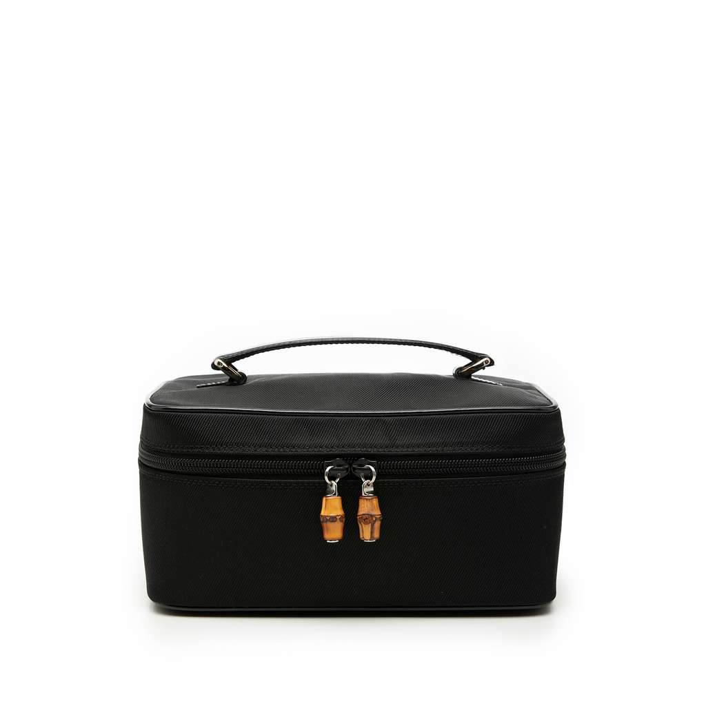 Gucci Nylon Bamboo Vanity Bag