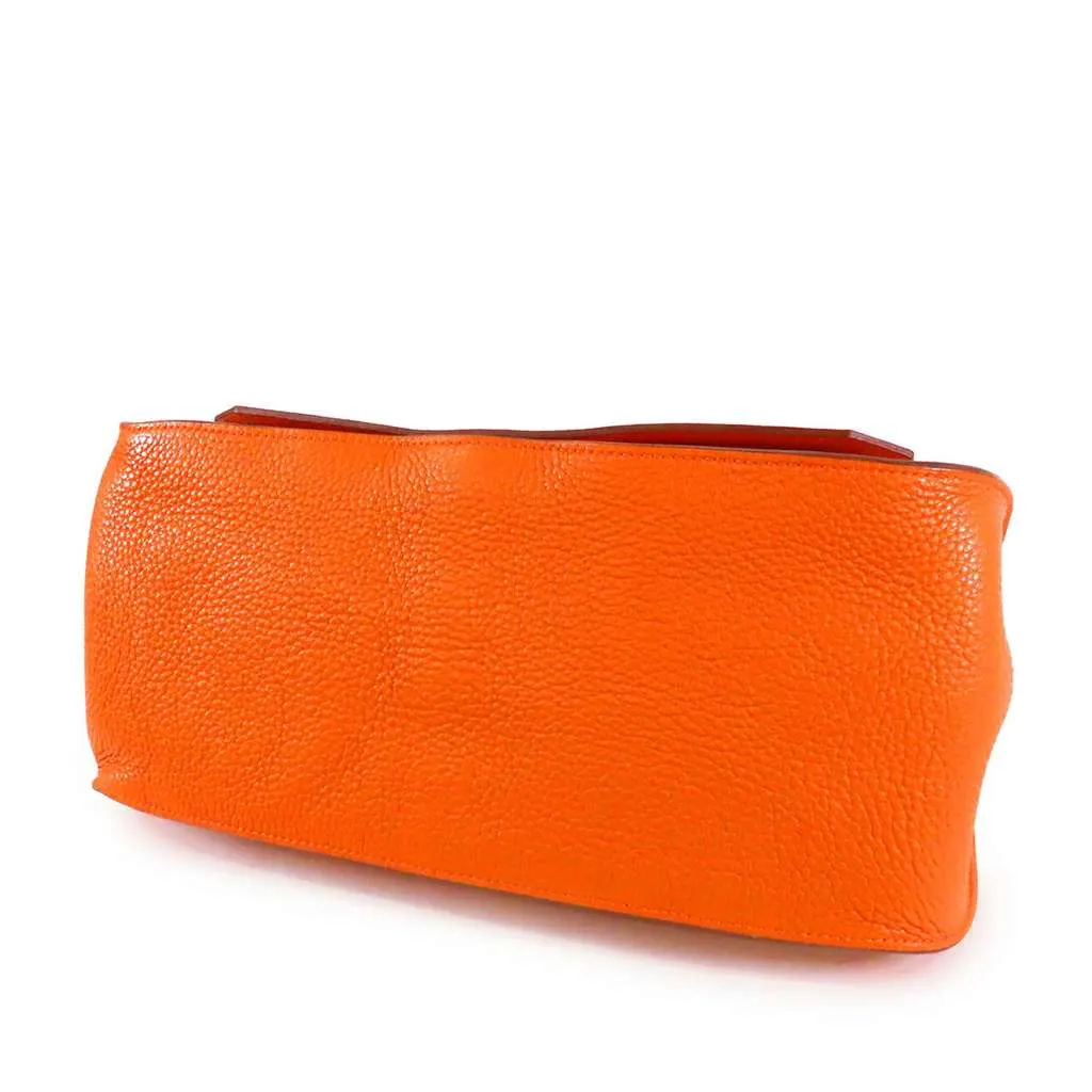 Hermès Clemence Jypsiere 34 Orange Leather Very good - Inside View