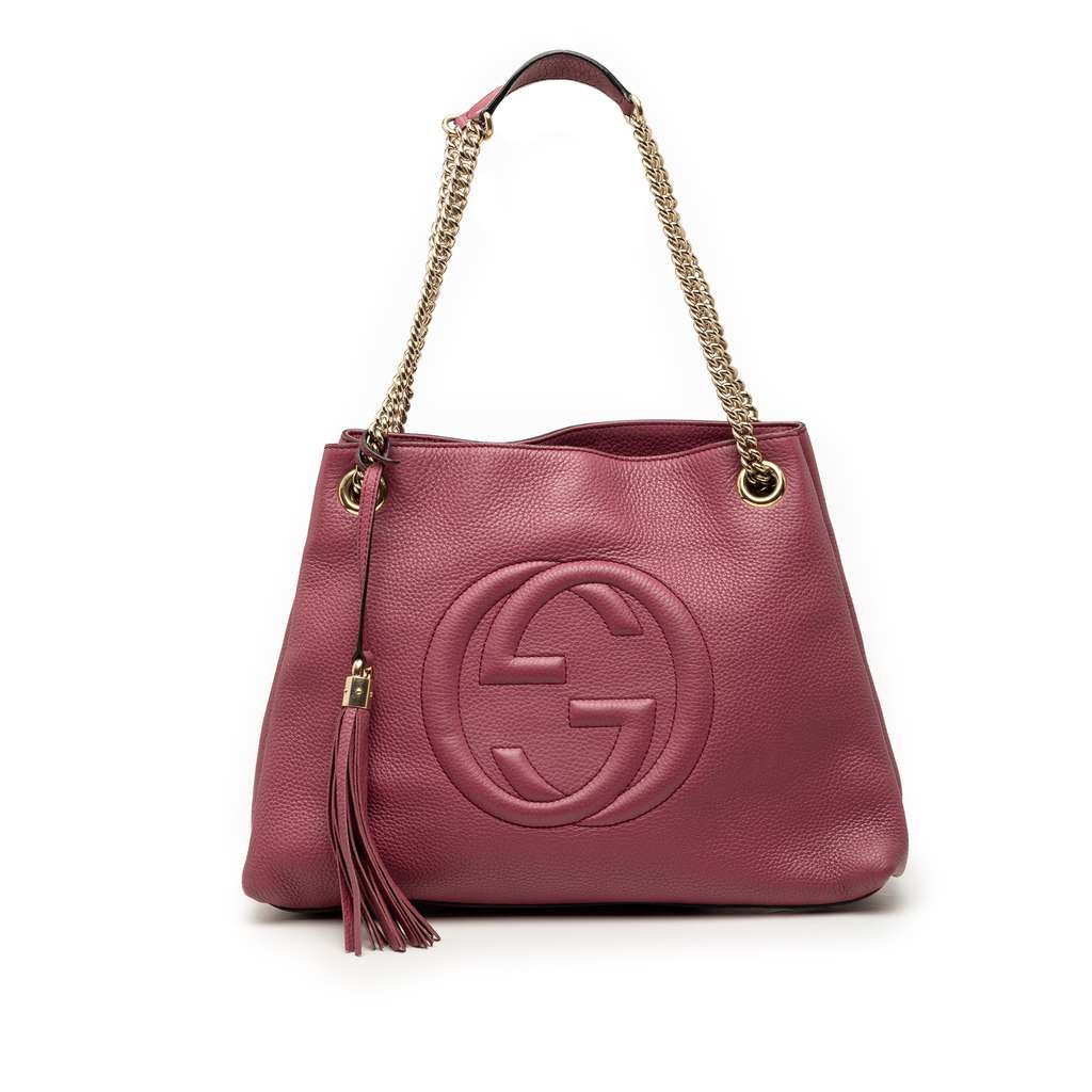 Gucci Medium Calfskin Soho Chain Tote