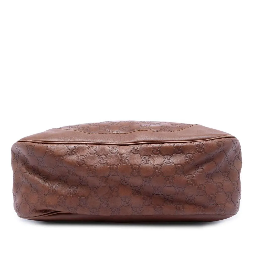 Gucci Guccissima Charlotte Hobo Brown Leather Very good - Inside View