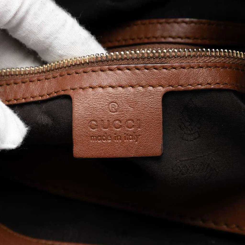 Gucci Guccissima Charlotte Hobo Brown Leather Very good - Box View