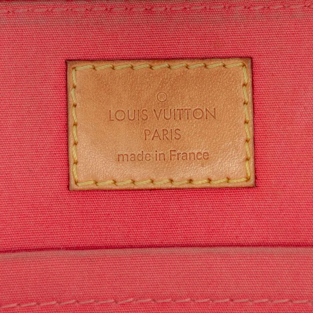 Louis Vuitton Monogram Vernis Alma BB Orange Leather Very good - Box View
