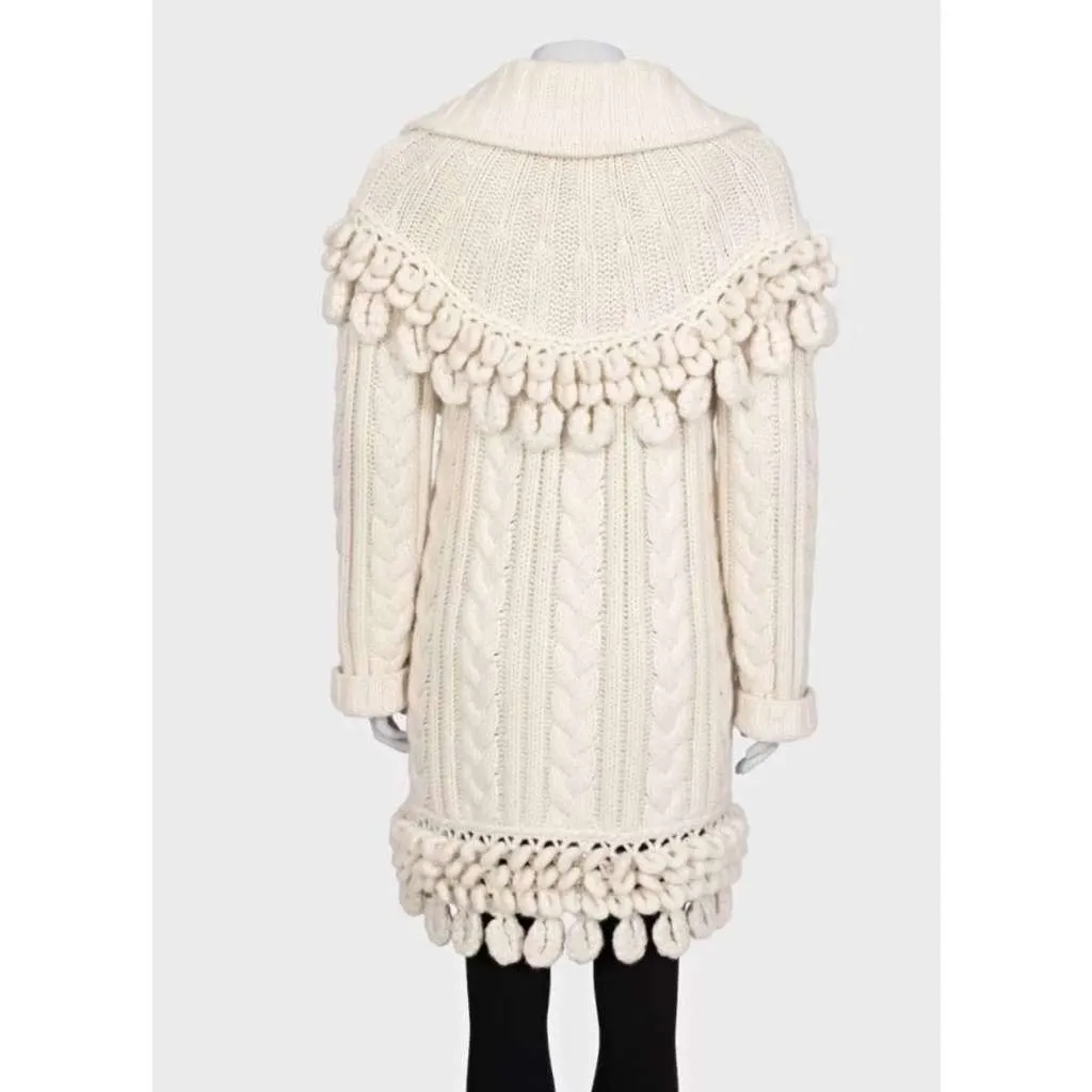 Chanel 2009 Knit Dress White Wool Very good - Box View