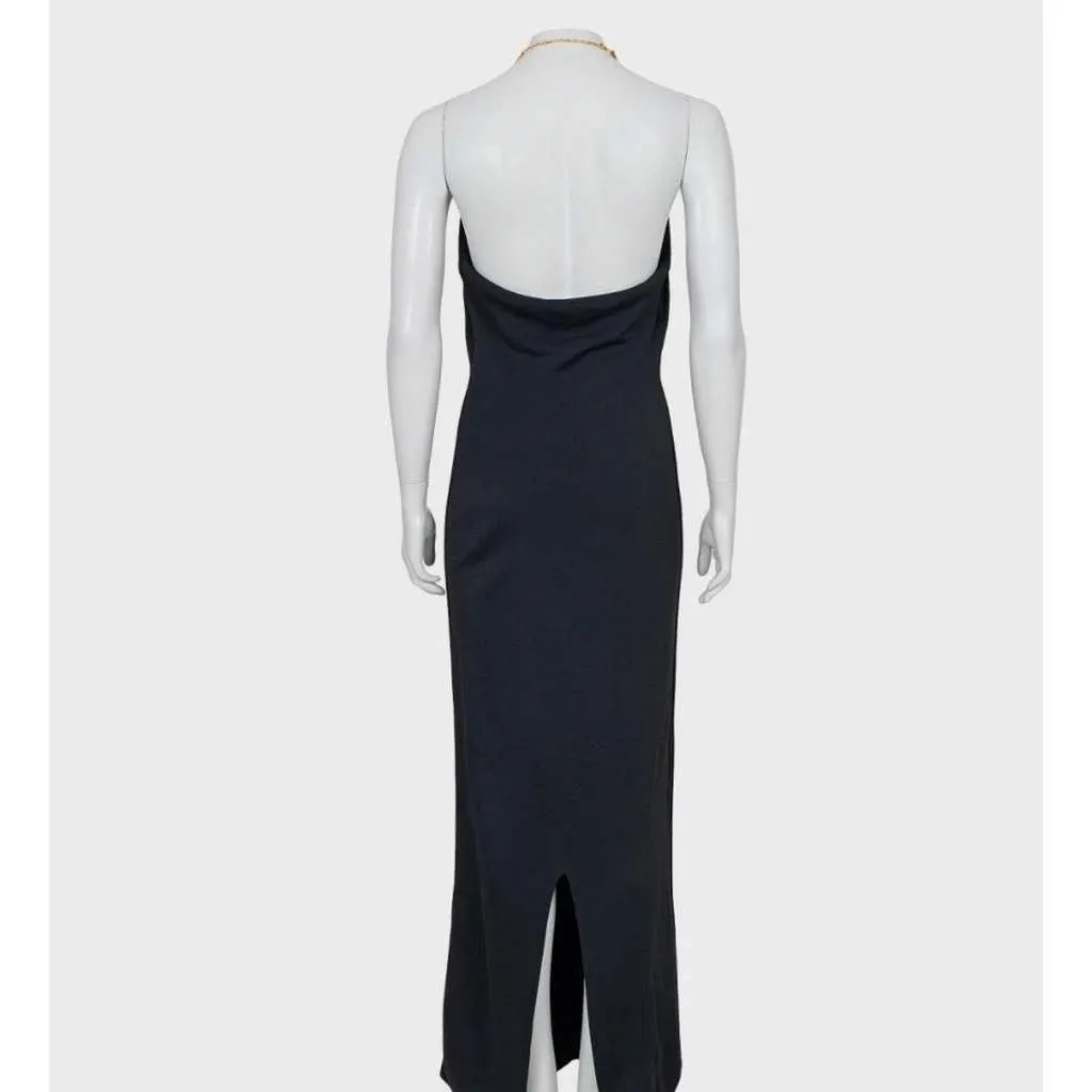 Bottega Veneta Maxi Dress Black Very good - Inside View