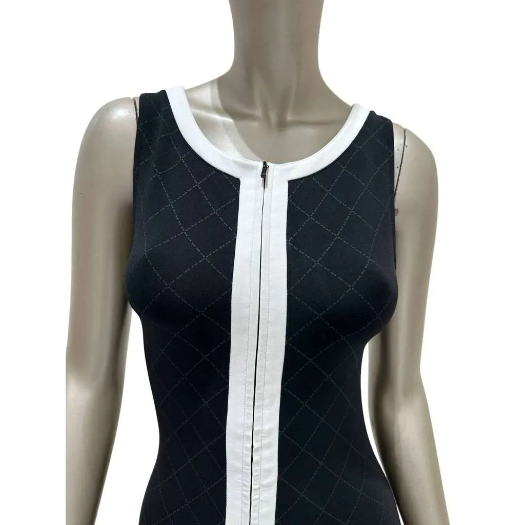 Chanel 2015 Colorblock One Piece Swimsuit Black Very good - Inside View