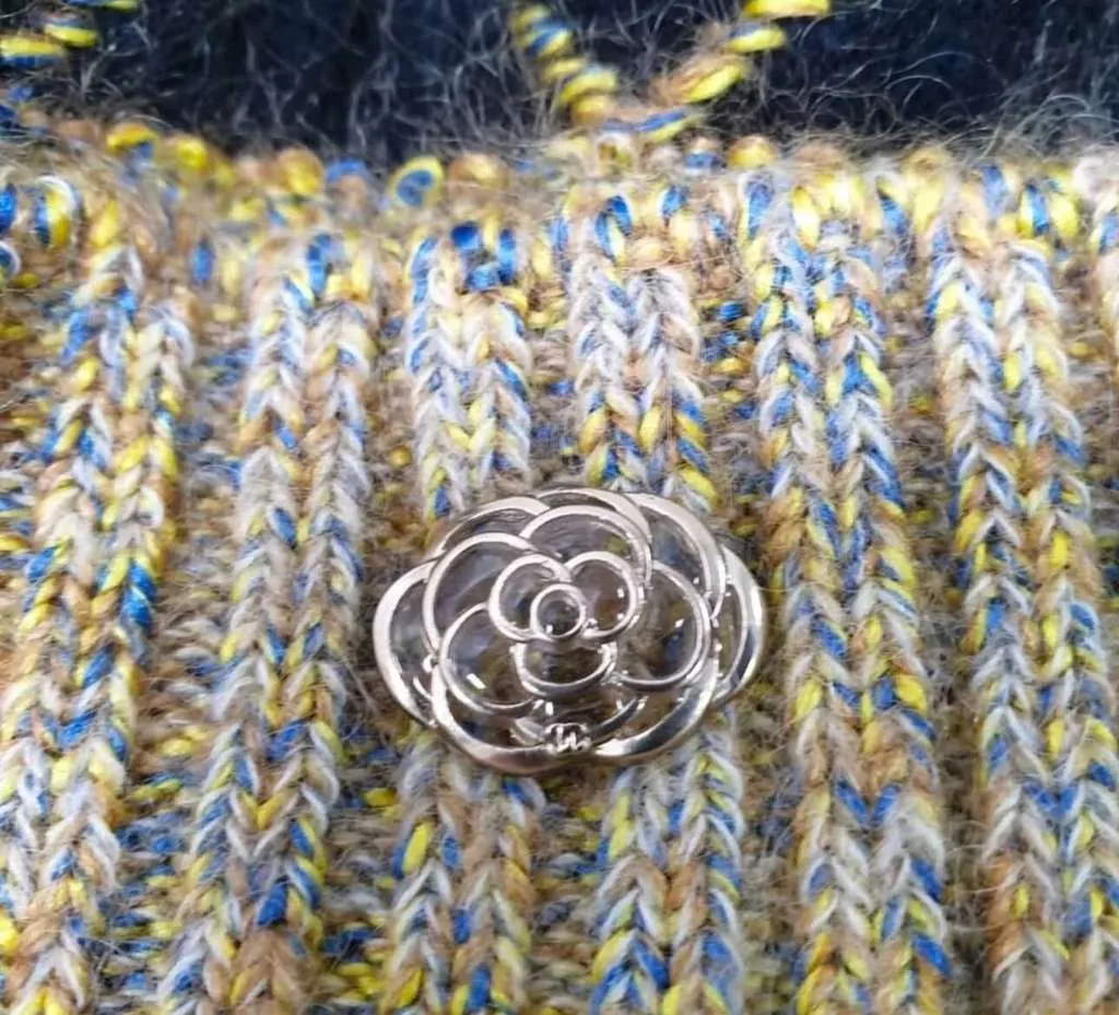 Chanel Mohair Hat Black Silk Very good - Inside View