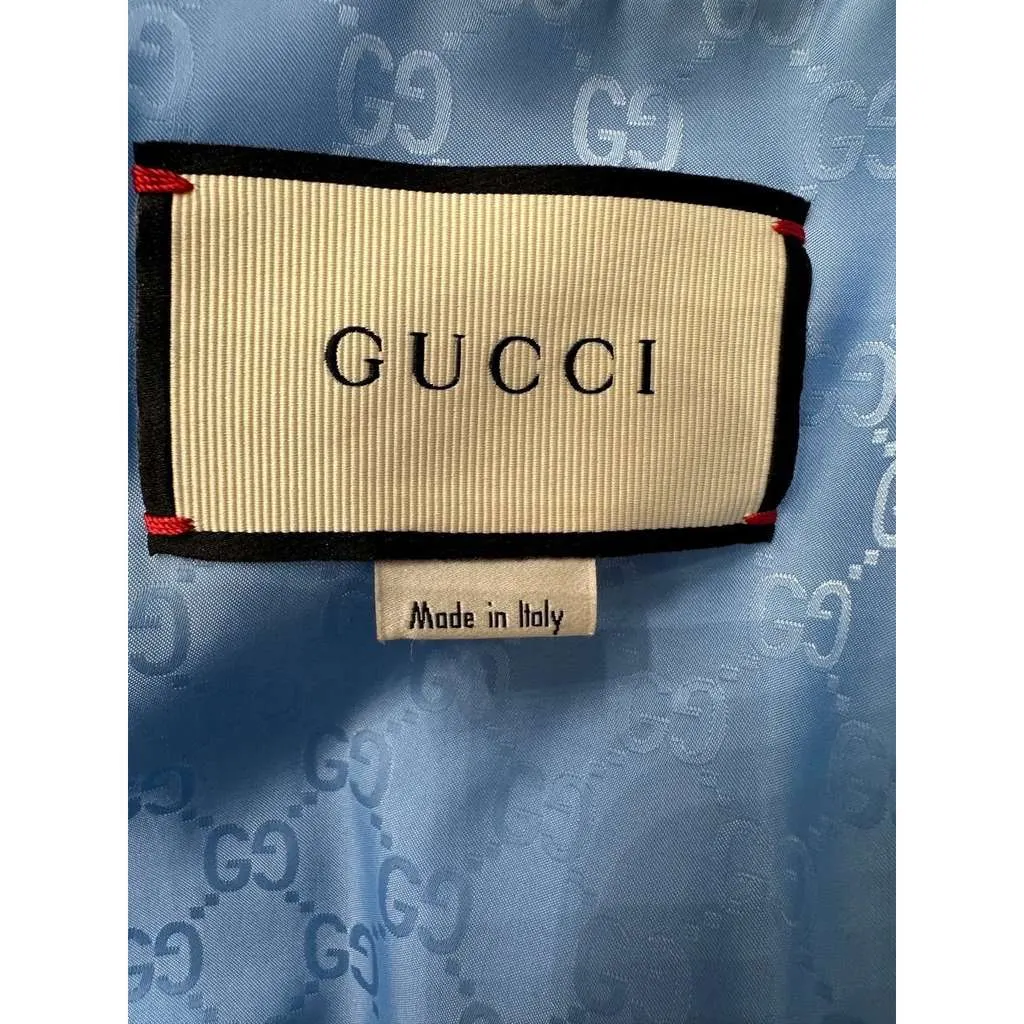 Gucci Collar Vest Puffer Jacket White Cotton Very good - Box View