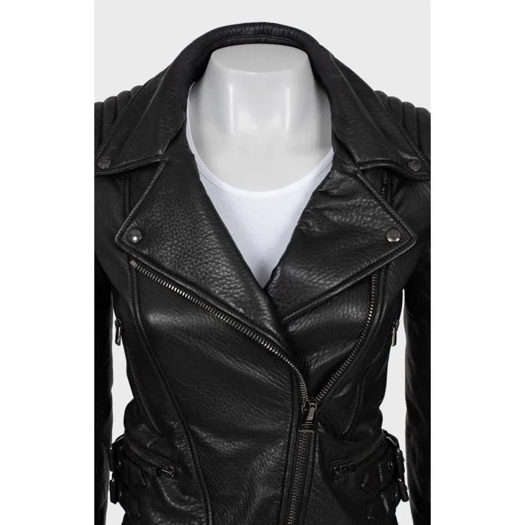 Tom Ford Quilted Jacket Black Leather Very good - Model View