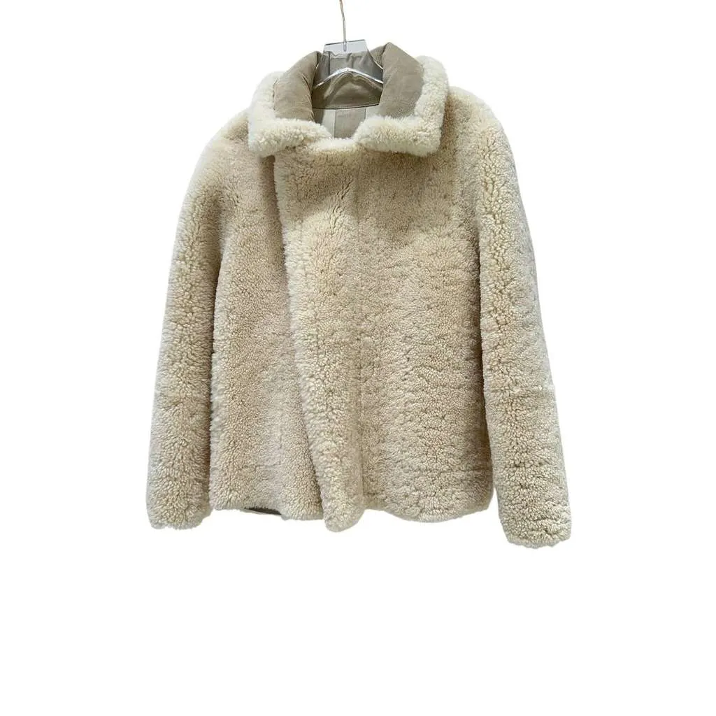 Bottega Veneta Luxurious 2 Way Jacket Black Shearling Very good - Inside View