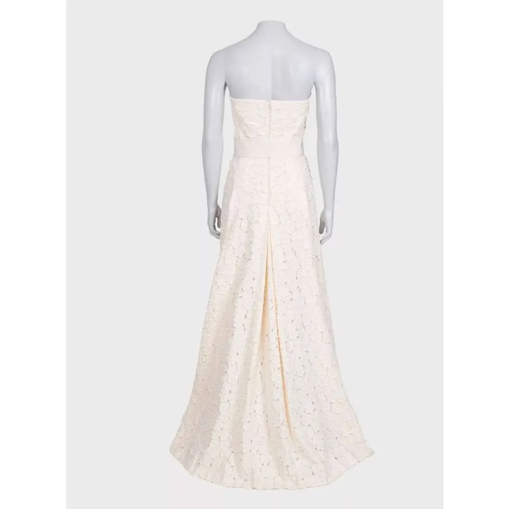 Max Mara Wedding Dress Beige Cotton Very good - Inside View
