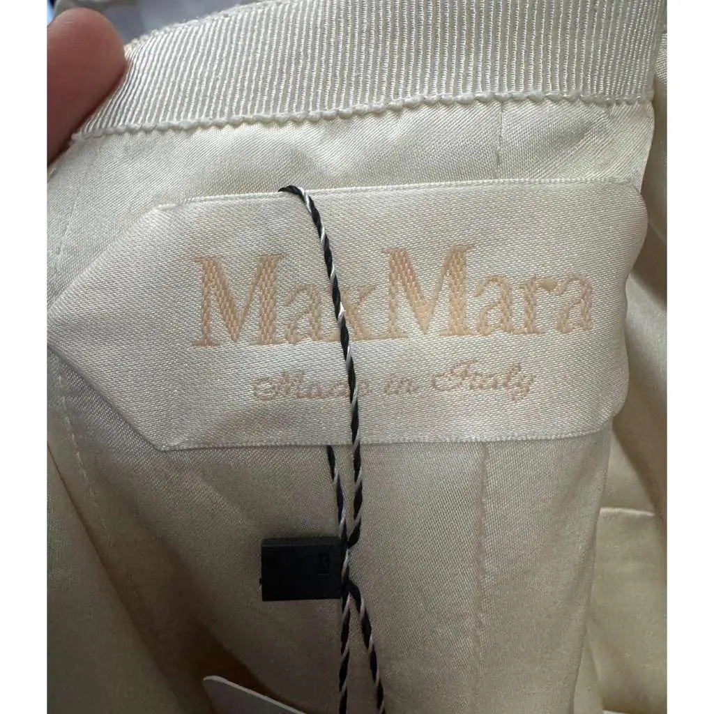 Max Mara Wedding Dress Beige Cotton Very good - Box View