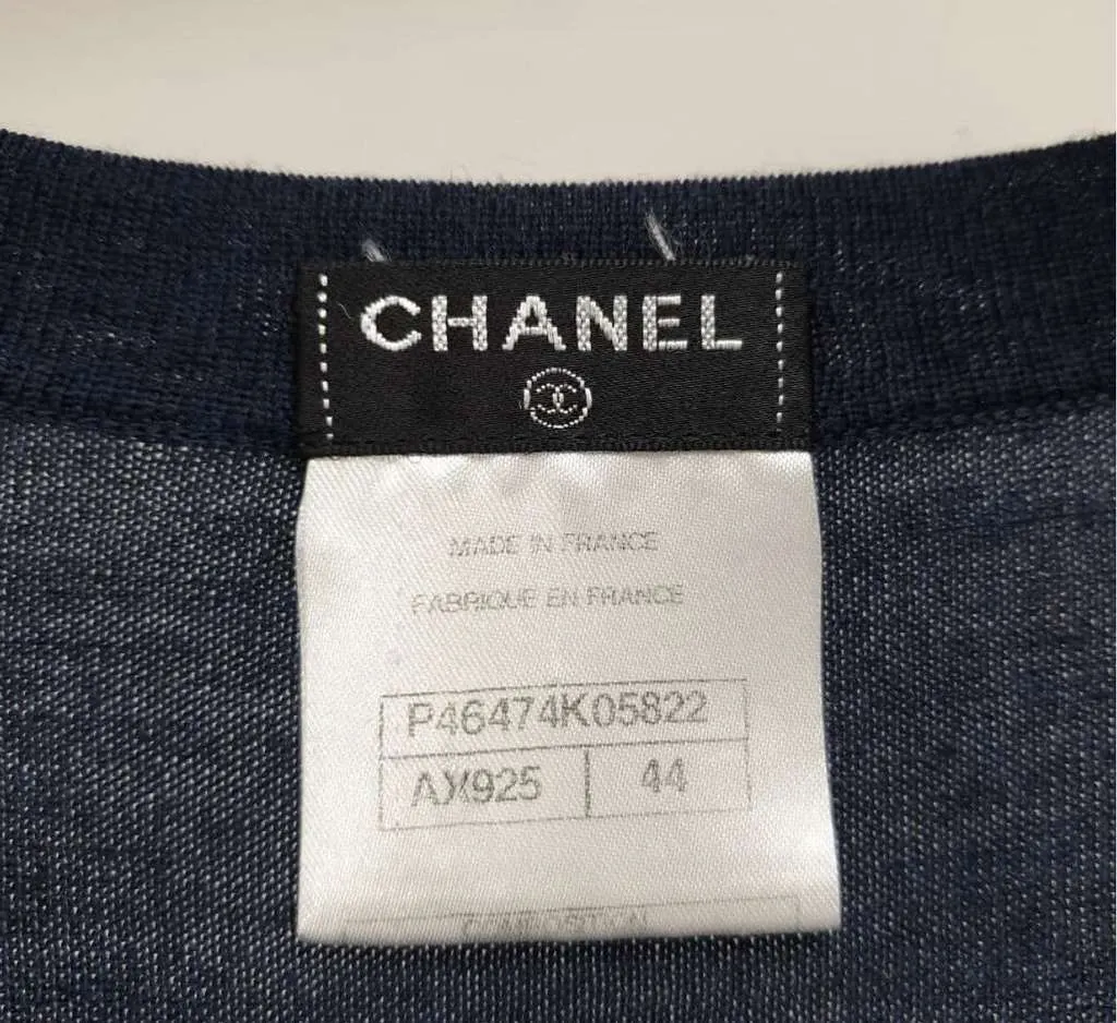 Chanel 2013 Paris Edinburgh Tunic Dress Black Cotton Very good - Inside View