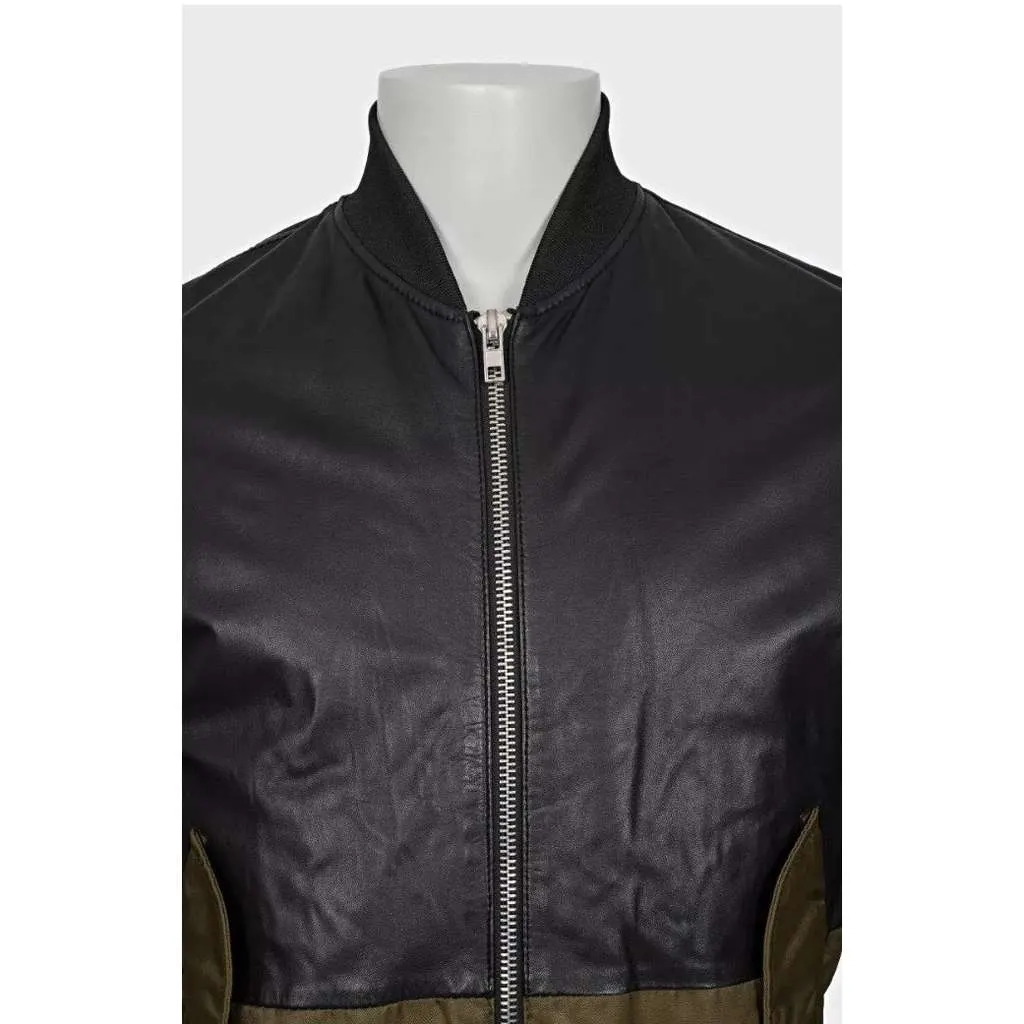 Alexander McQueen McQ Faux Jacket Black Very good - Model View