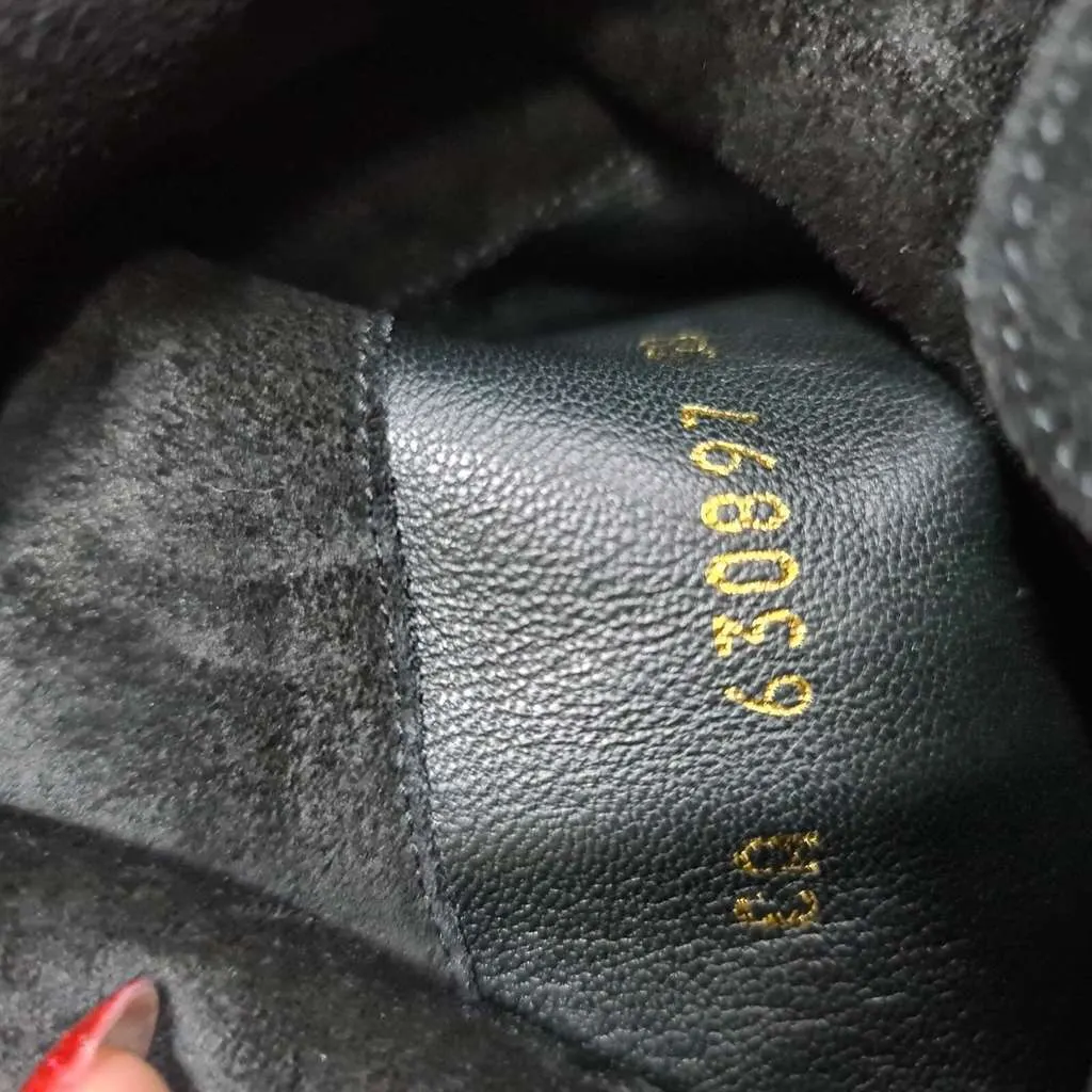 Saint Laurent Boots Black Suede Very good - Box View