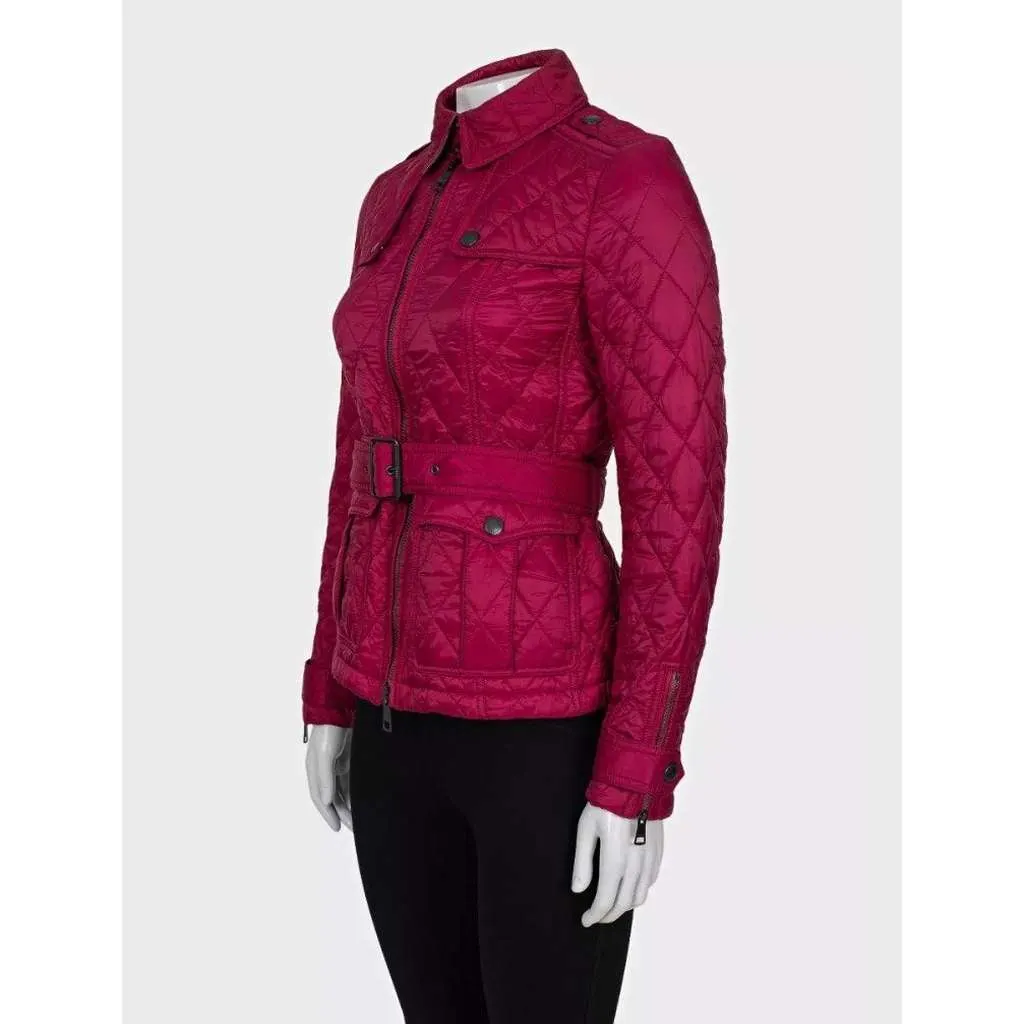 Burberry Brit Fitted Jacket Pink Very good - Back View