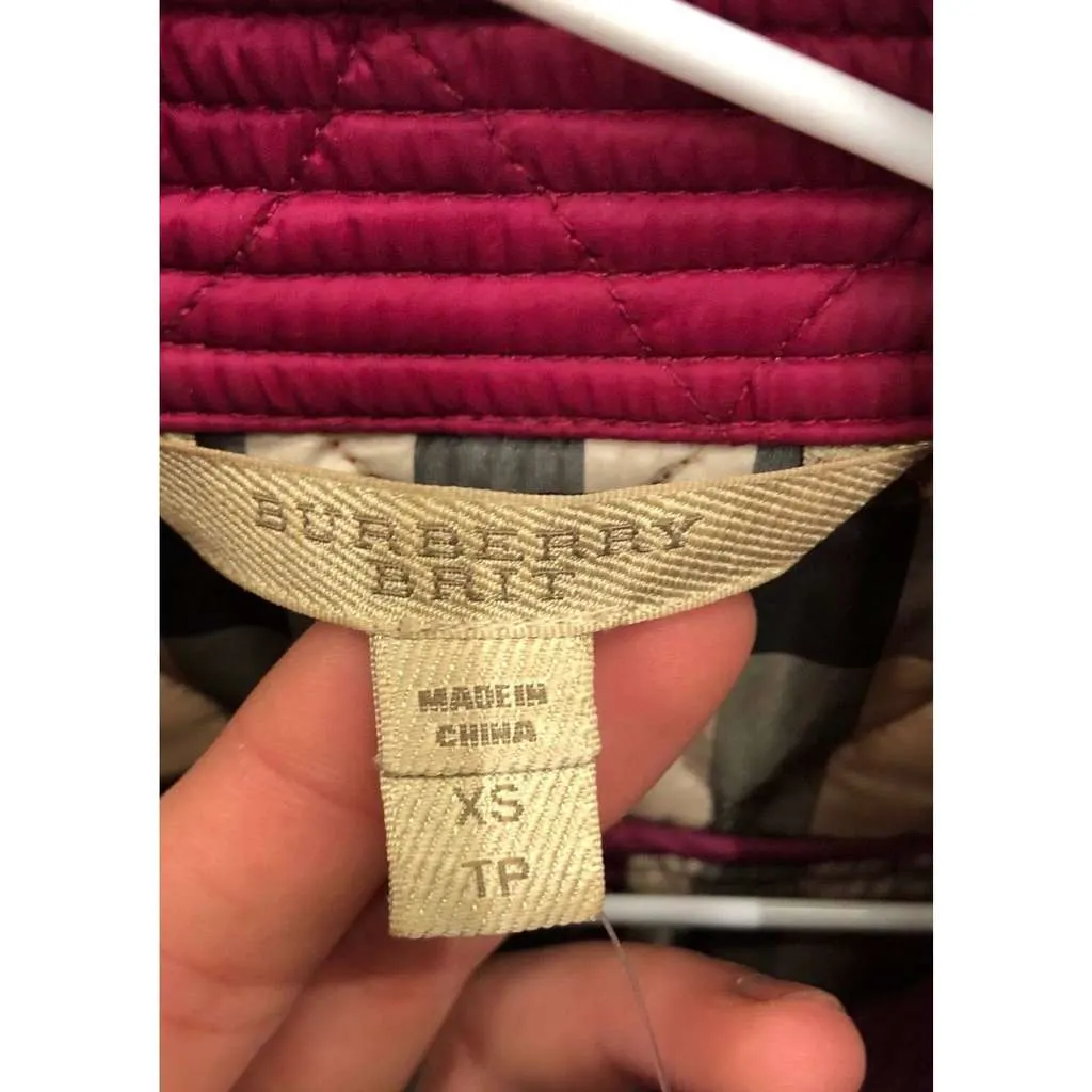 Burberry Brit Fitted Jacket Pink Very good - Model View