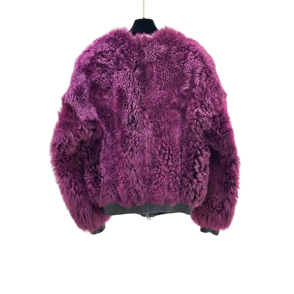 Tom Ford Lamb Chubby Bomber Jacket Black Cotton Very good - Back View