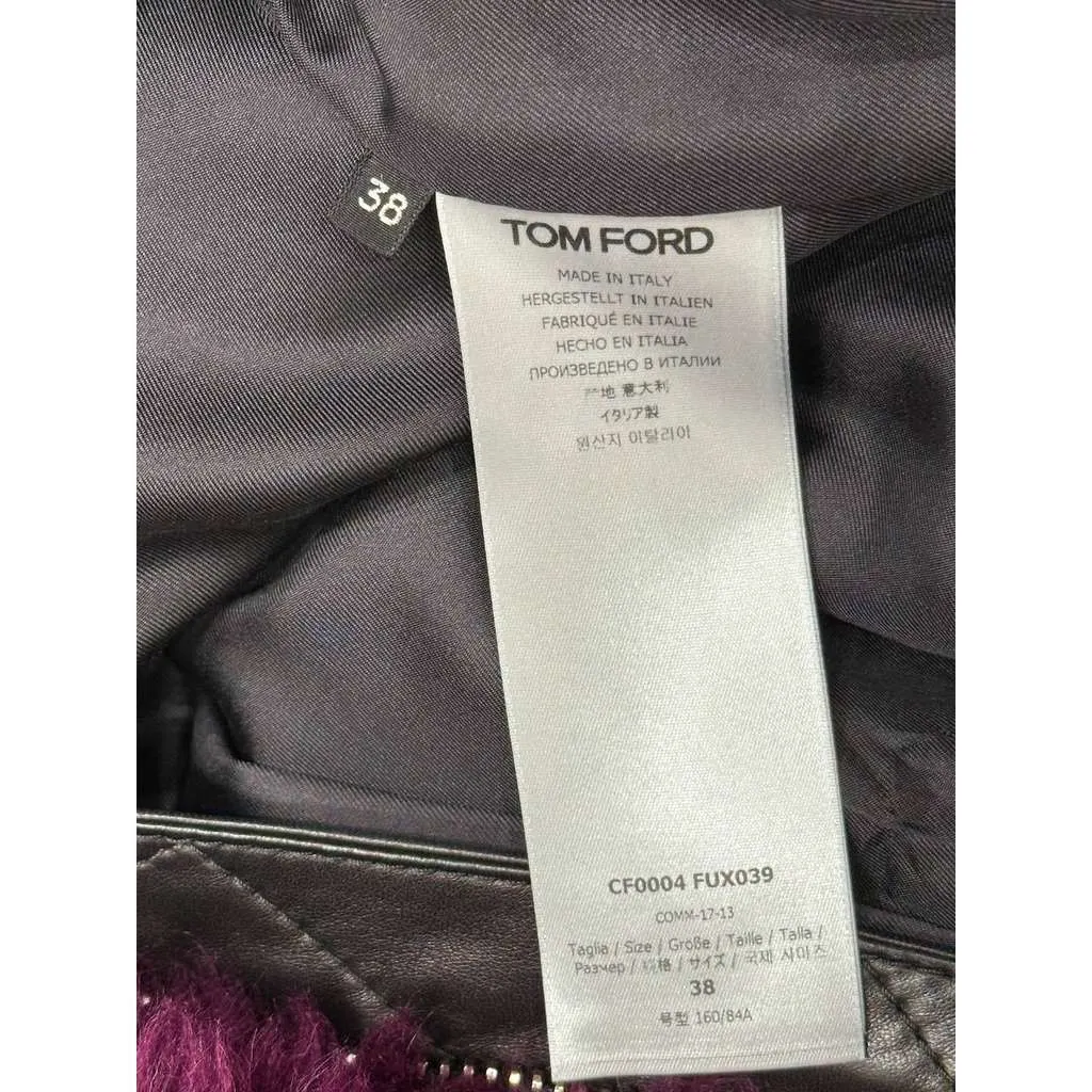 Tom Ford Lamb Chubby Bomber Jacket Black Cotton Very good - Inside View