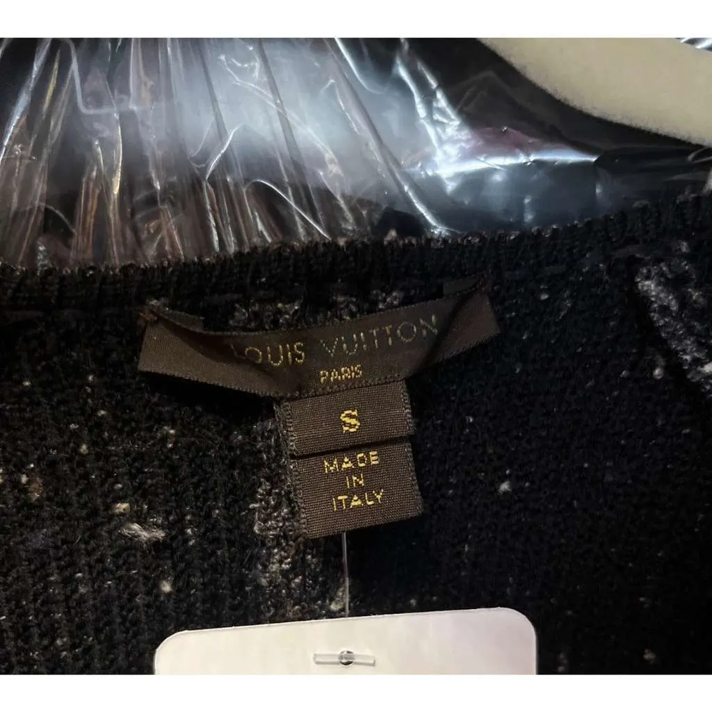 Louis Vuitton Zip Up Cardigan Jacket, Brown Cotton Very good - Box View
