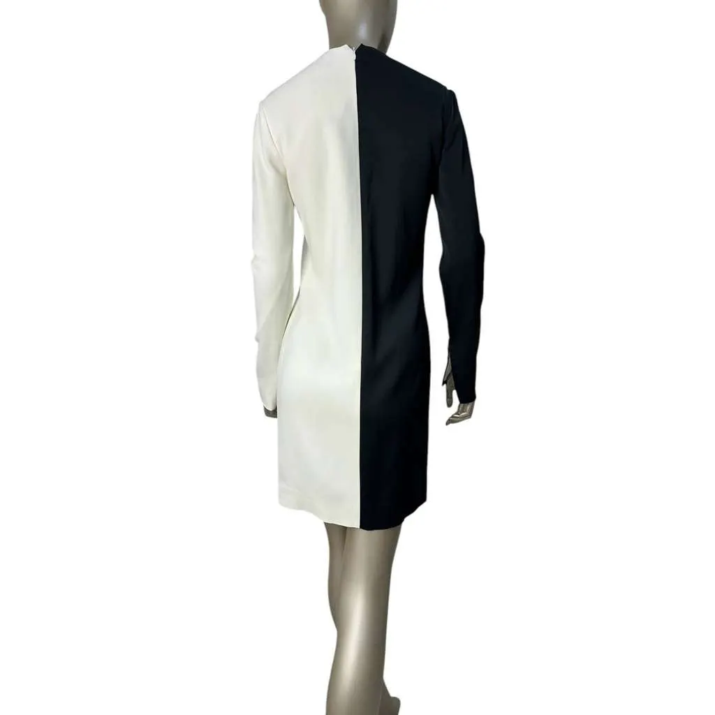 Celine Refined Mini Dress Black Cotton Very good - Back View