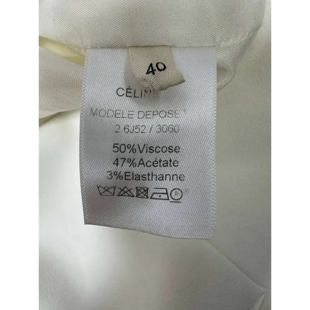 Celine Refined Mini Dress Black Cotton Very good - Inside View