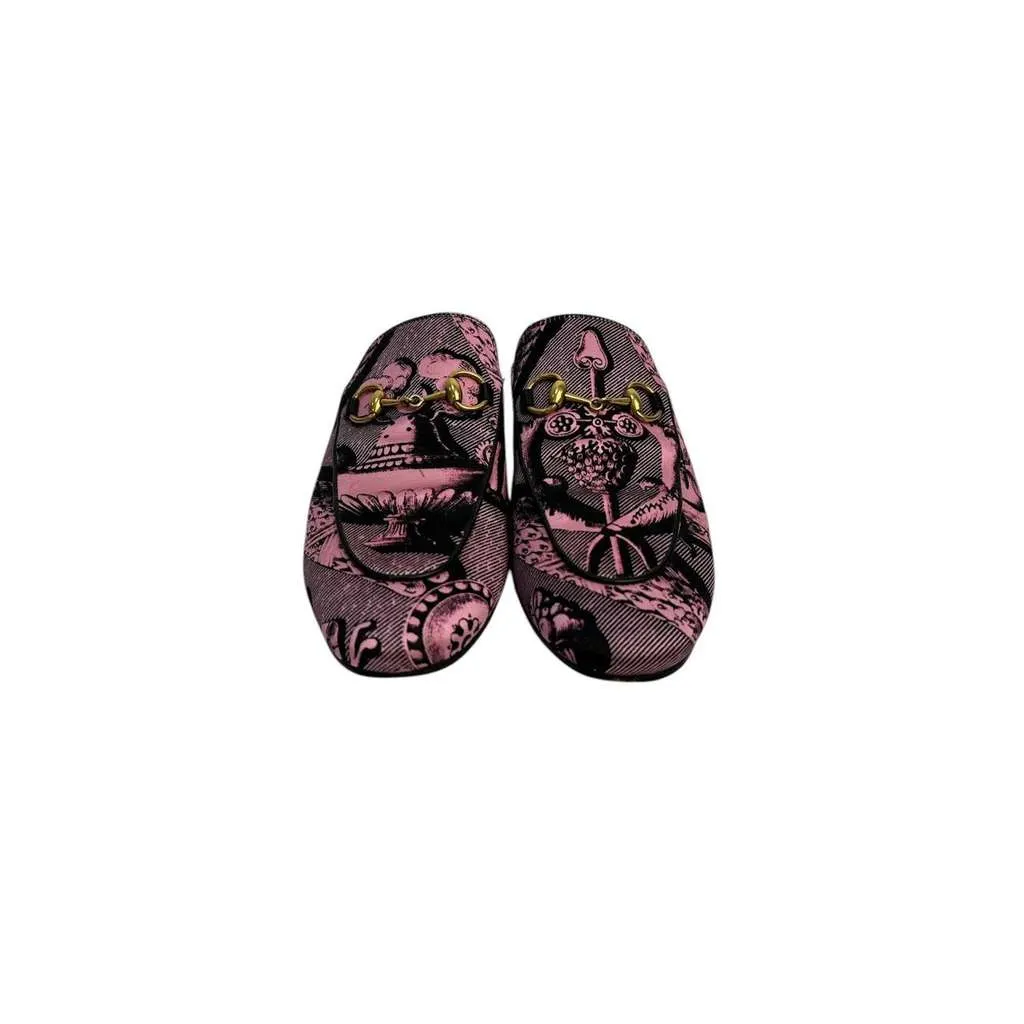 Gucci Princetown Horsebit Accent Mules Black Leather Very good - Inside View