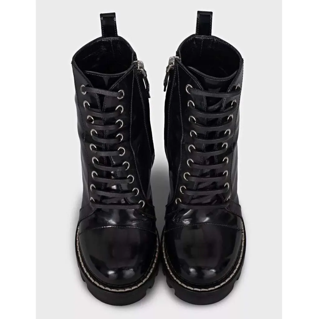 Louis Vuitton Star Trail Ankle Boots Black Leather Very good - Back View