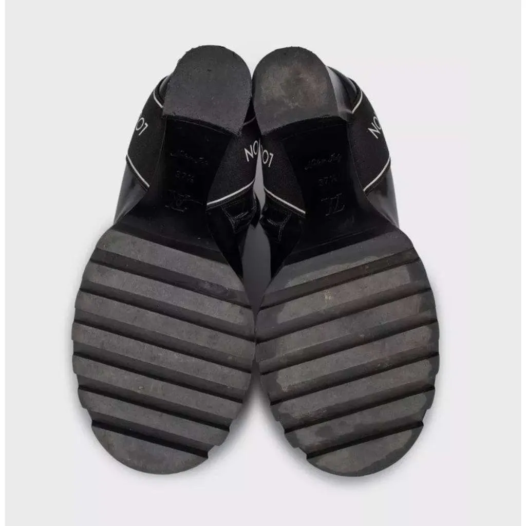 Louis Vuitton Star Trail Ankle Boots Black Leather Very good - Box View