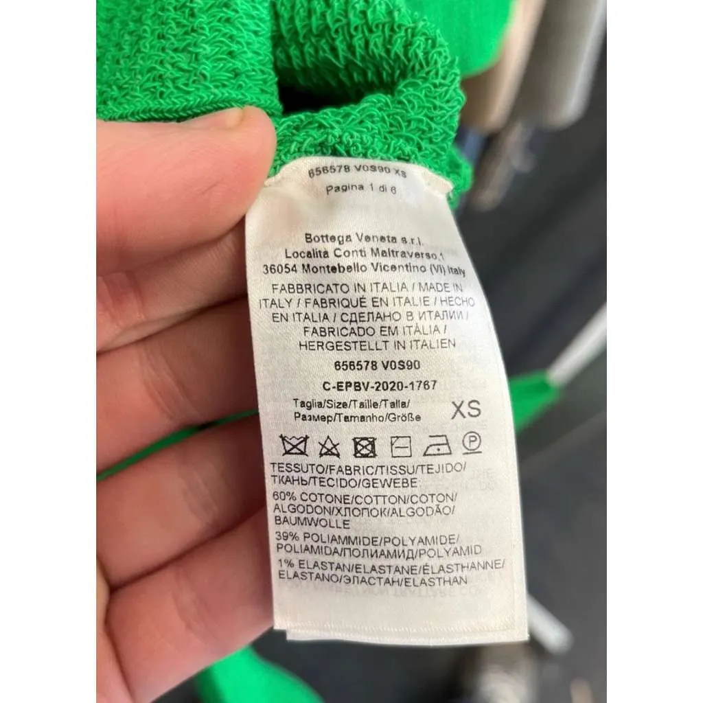Bottega Veneta Knitted Dress Green Cotton Very good - Box View