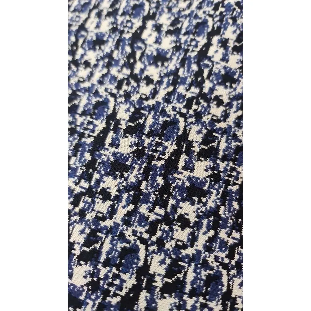 Prada Knit Midi Dress Black Cotton Very good - Model View