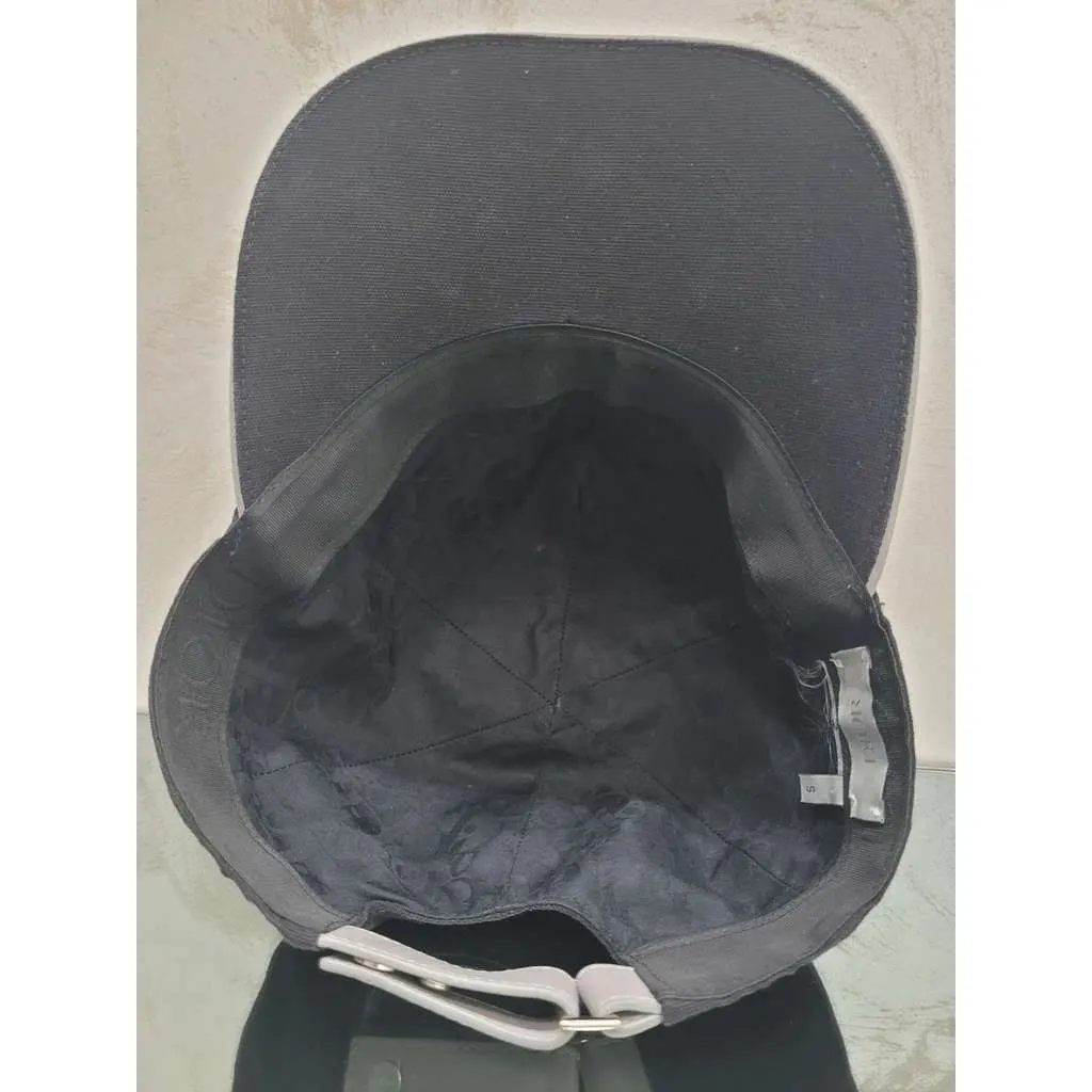 Dior Logo Print Baseball Cap Black Cotton Very good - Box View