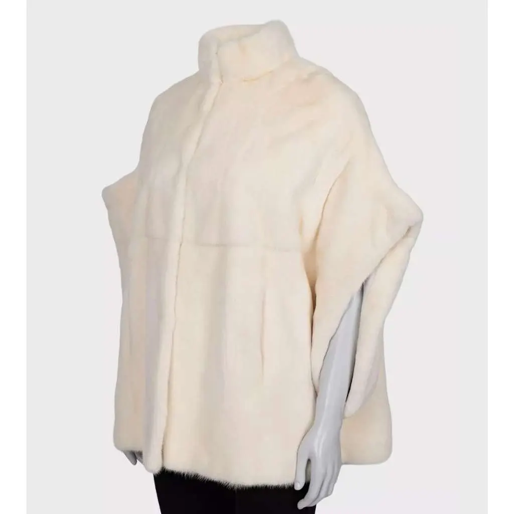 Saint Laurent Cropped Coat Black Cotton Very good - Back View
