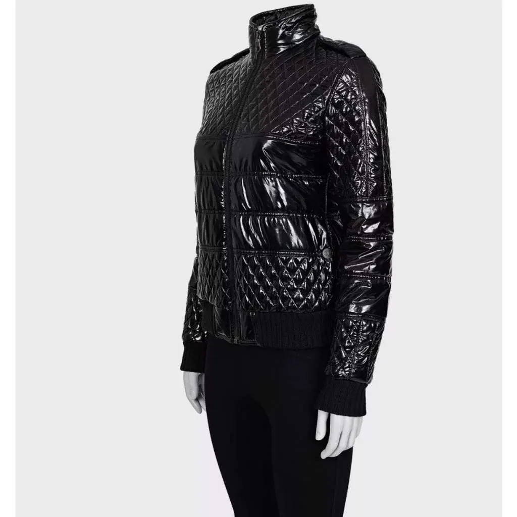 Chanel Fall 2011 Polyurethane Fitted Jacket Black Very good - Back View